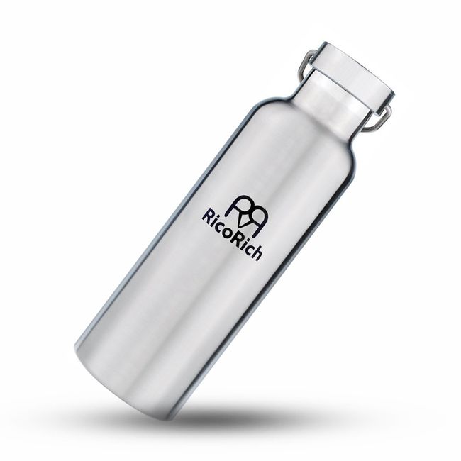 RicoRich Sports Bottle Vacuum Insulated Double Stainless Steel Bottle 25.4 fl oz (750 ml) & 16.9 fl oz (500 ml)