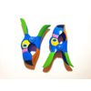 Blue Toucan Beach Towel Clips