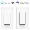 Smart WIFI Light Switch Remote Alexa Google Home Voice Control Smart Life 2pack