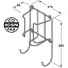 Iron & ironing board holder set