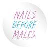 Flox Creative 15 51mm Matt Circle Stickers Nails Before Males