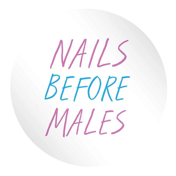Flox Creative 15 51mm Matt Circle Stickers Nails Before Males