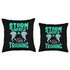 Funny Storm Chaser In Training Tornado & Hurricane Chaser Throw Pillow