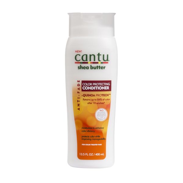 Cantu Shea Butter Anti Fade Color Protecting Conditioner with Quinoa Protein, 13.5 Fluid Ounce