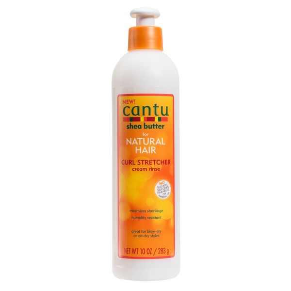 Cantu Natural Hair Curl Stretcher Cream Rinse 10 Ounce (295ml) (2 Pack)