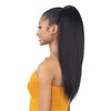 FREE TRESS EQUAL Half Wig Drawstring Full Cap Natural Me Natural Pressed Yaky (1B)