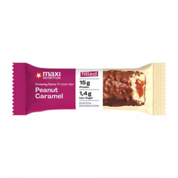 Maxi Nutrition Creamy Core Peanut Caramel Protein Bar 45G 12S