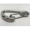 MARINE BOAT SS316 RIGGING SECURE SAFETY SPRING SNAP HOOK WITH EYE 5"X3"