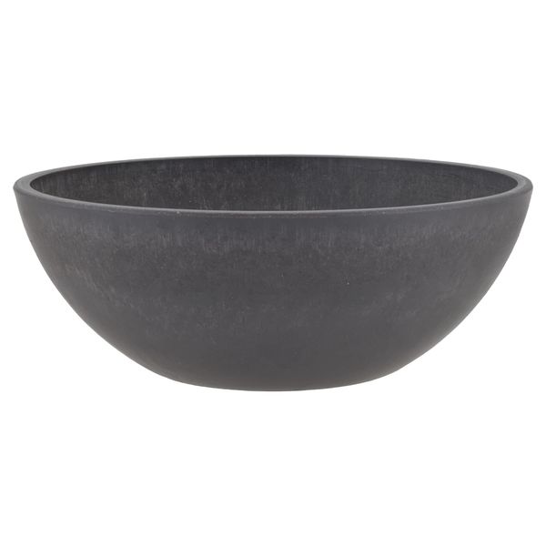 PSW Arcadia Products, Centerpiece Bowl, Fairy Garden Planter M30DC, 12 Inch, Dark Charcoal