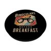 Binoculars Before Breakfast Birdwatching Birdwatcher PopSockets Adhesive PopGrip