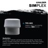 Halder 3013030 "Simplex Soft-Face TPE-Mid/TPE-Soft" Mallet, Multi-Colour, 30 mm