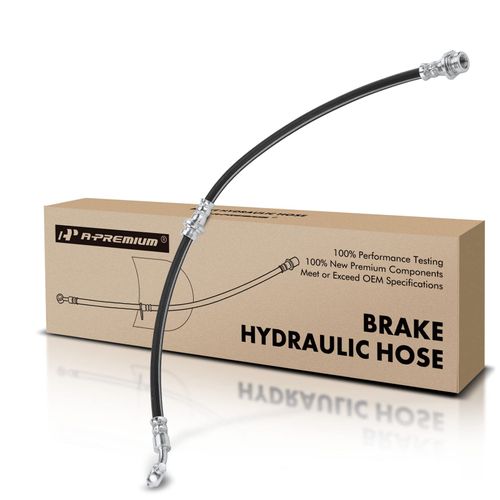 A-Premium Front Driver or Passenger Brake Hydraulic Hose Compatible with Nissan and Mercury Models - Quest 1999-2002, Villager 1999-2002, 3.3L - Replace# 462107B000