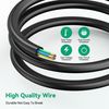 FITE ON AC Power Cord Compatible with rollingsurfer Under Desk Elliptical Machine