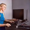 BASE12 Laptop Stand, Portable Foldable Notebook Stand for Desk, Ergonomic Angle Adjustable Laptop Riser Compatible with PC, MacBook, Tablet 11-17”