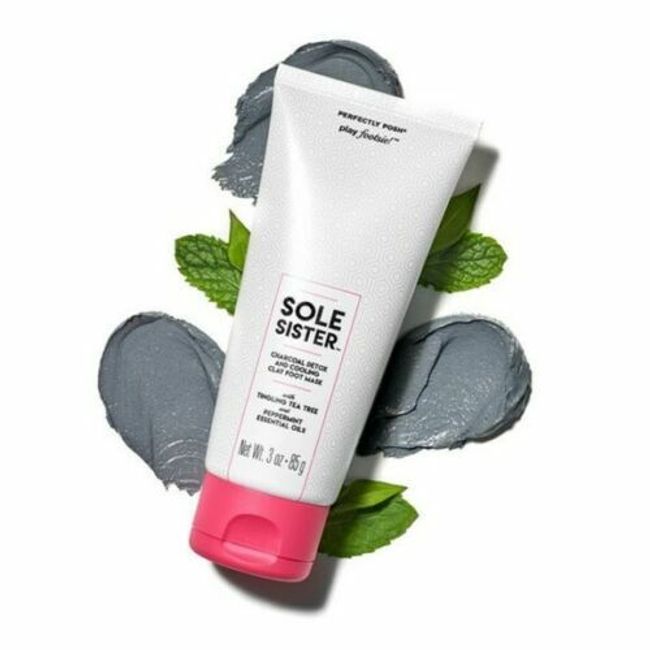 NEW~Perfectly Posh Sole Sister Charcoal Foot Mask