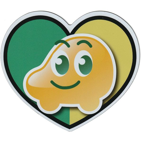 Paper Driver Mark Car Magnet 2 Pack Car Supplies, Heart Shape, Beginner Mark