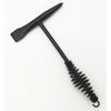 VASTOOLS Welding Chipping Hammer with Coil Spring Handle,10.5",Cone and Vertical Chisel/ 10" Wire Brush(Free), Black