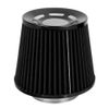 Black 3" Cold Air Intake Filter Induction Kit Pipe Power Flow Hose System 76mm