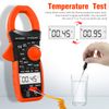 INFURIDER Digital AC/DC Volt Amp Clamp Meter,Wireless Bluetooth Auto Ranging 1000A Ammeter Clamp Multimeter for Voltage,Current,Ohm,Cap,Temperature Tester