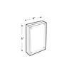 Azar Displays 104433 4x6 Vertical/Horizontal Block Frame