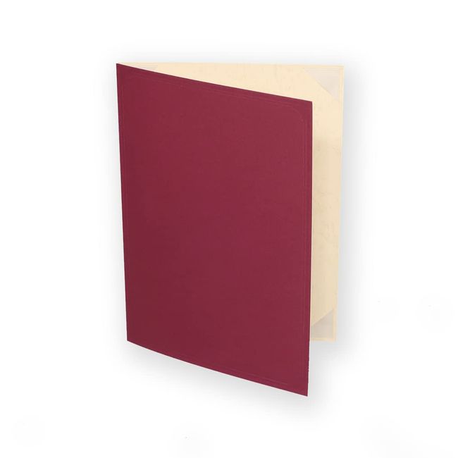 Paper Cover Reddish Color Diploma Certificates Holder