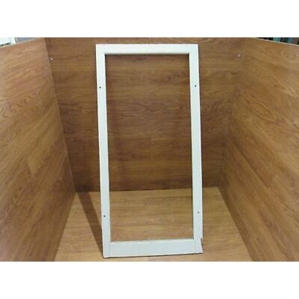 Custom Made Exterior Storm Window Frame 50.125in x 24in x 1in White Wood