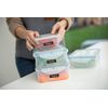 BROTHER PTH100LBXG1 Label Printer | P-Touch Labeller | ABC Keyboard | Handheld | Light Blue