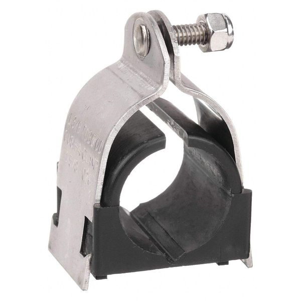 ZSI 009NS012 Stainless Cushion Clamp, 1/4in Pipe