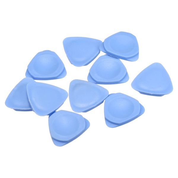 sourcing map Phone Pry Opening Tools Plastic 10pcs Light Blue 3mm Thick for Mobile Phone PC Tablet Laptop LCD Screen Repair, Guitar Picks