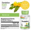 Solaray Dandelion Root 520mg Capsules 180 Count Liver Kidney Support Vegan