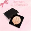 Crahalen Sister Gifts Compact Mirror, 6.5 cm (Diameter), Silver Frame, Handheld, 2 Pack