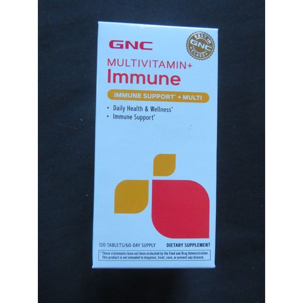 GNC Multivitamin + Immune Immune Support + Multi 120 Tablets !
