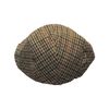 WALKER AND HAWKES - Wool Blend Braxton Flat Cap - Cream - 2XL (61cm)
