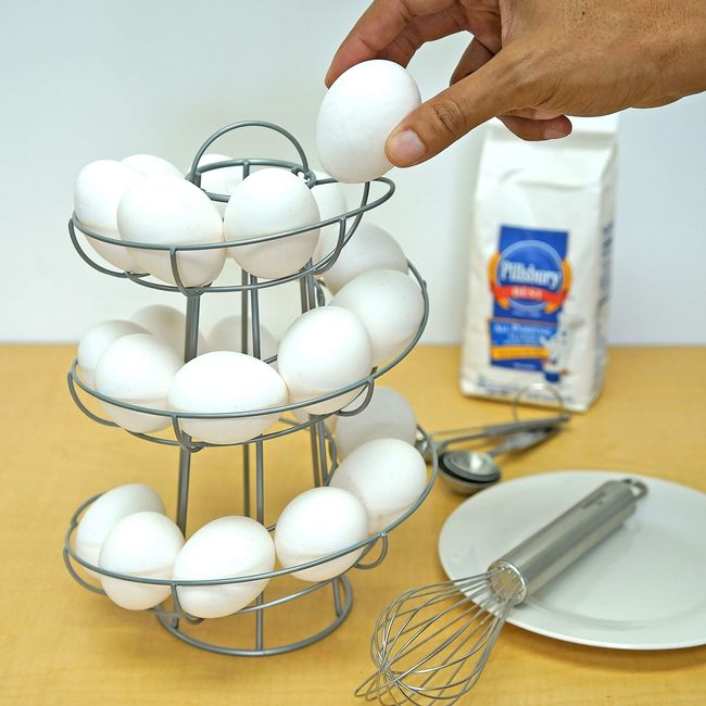 Spiraling Egg Skelter for 24 eggs by Southern Homewares