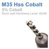 10PCS, 1/4", COBALT Drill Bits