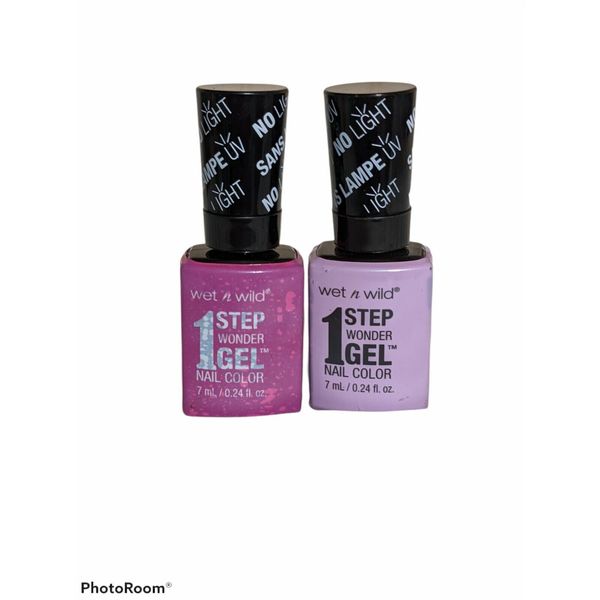 2 Wet n Wild Wonder Gel Step 1 Nail Polishes #7031,  #7271