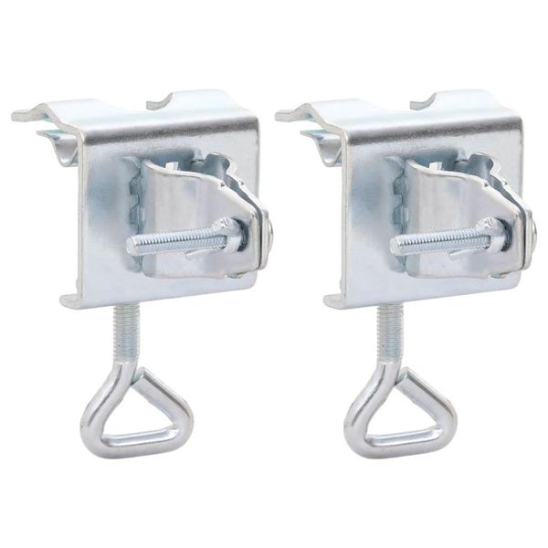 Umbrella For Balcony Clamps Set of 2 Heavy Duty Galvanized Steel for Patio