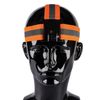 TECHALOGIC Reflective Head/Helmet strap compatible with GoPro Cameras (Orange Reflective)