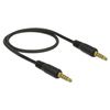 DELOCK 85695 Cable DE Audio 0,5 M 3,5MM Negro