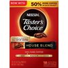 Nescafe Taster's Choice Instant Coffee House Blend Singles, 18 count