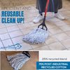 KLEEN HANDLER Cut-End Finish Mop | 3.1 cm Universal Headband for Maximum Absorption, Finishing Mop