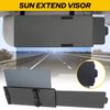Car Sun Extension Visor Extender Shield Truck Front Side Window Shade Anti Glare
