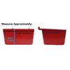 JSP Manufacturing Small Plastic Florescent Pink Pegboard Storage/Part Bins (25)