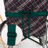 DEEYOTA Wheelchair Safety Belt, Fall Prevention Belt, Seat Belt for Wheelchairs, One-Touch Fixation, Wheelchairs, Slipping, Guard, Seat Belt, Restraints, For Elderly, Elderly, Nursing Care