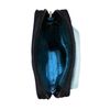 Soft Leather Spectacle Case Holder - Black & Blue Colour