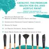 Princeton Catalyst Paintbrush, Size 24, Light Wood