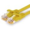 1CONN - 7.5m Network Cable, Ethernet, LAN & Patch Cable for Maximum Internet Speed & Connects All Devices with RJ 45 Socket Yellow - 1 Piece