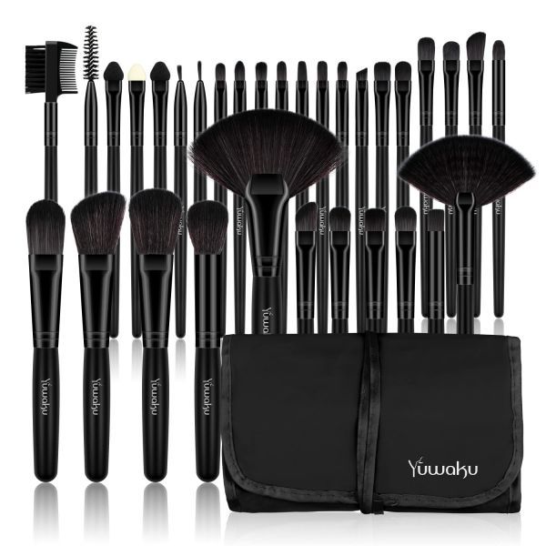 Basic Makeup Makeup Brush Foundation Makeup Makeup Brush Set Eyeshadow Foundation Brush Concealer Brush Eyelashes and Blusher 32Pcs Soft Kit Vegan Cruelty Free Brush