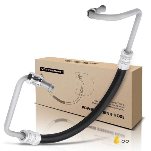 A-Premium Power Steering Hose Pressure Hose Line Assembly Compatible with Chevrolet Express 1500 2500 3500 GMC Savana 1500 2500 Pump To Gear/Rack Pinion