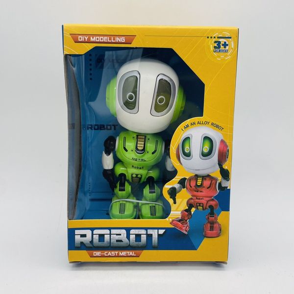 Robot Voice recording Die cast metal interactive articulating limbs